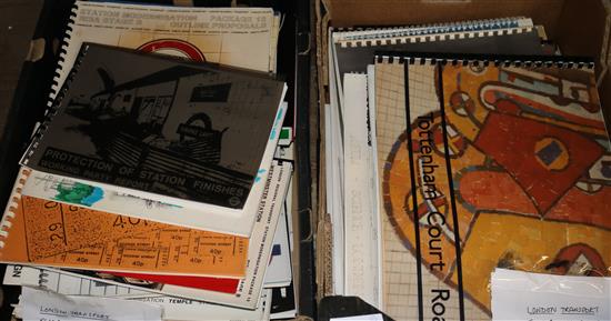 London Transport design catalogues (50)